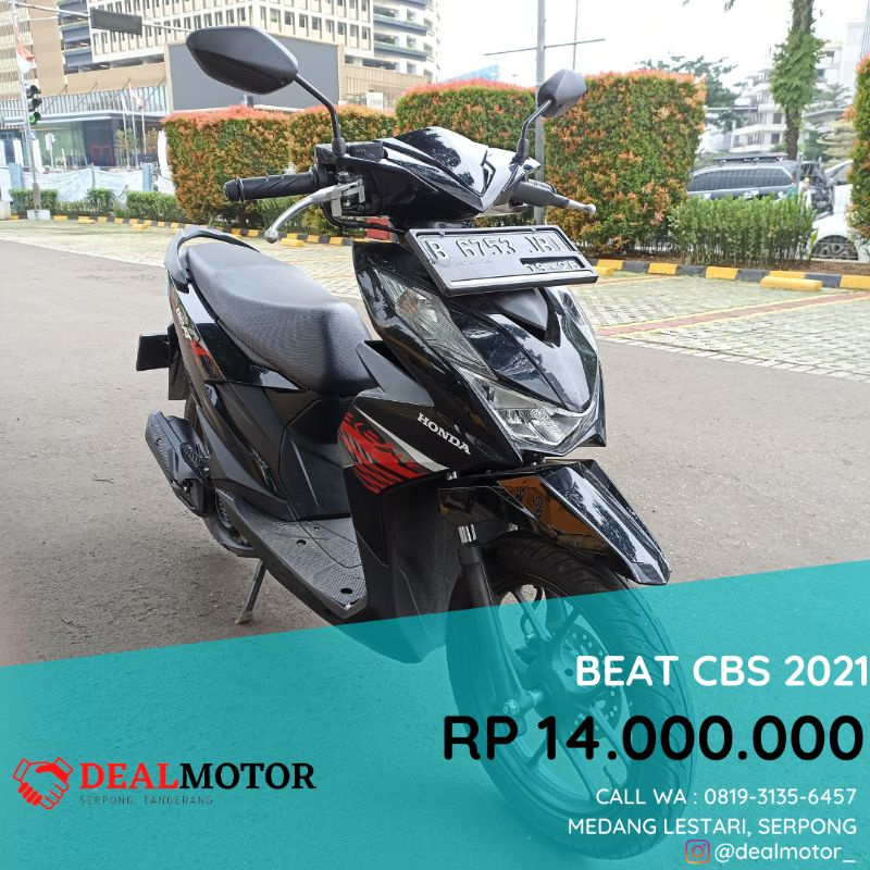 SOLD OUT MOTOR HONDA BEAT CBS 2021 SIAP PAKAI SEKEN