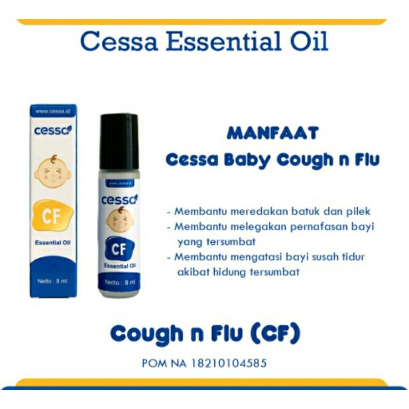 Cessa Baby Essensial Oil Happy Nose 8 ml /untuk melegakan pernafasan