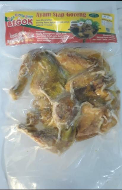 

BEGOK Ayam Goreng Utuh Siap Goreng ( Vakum Frozen Food)