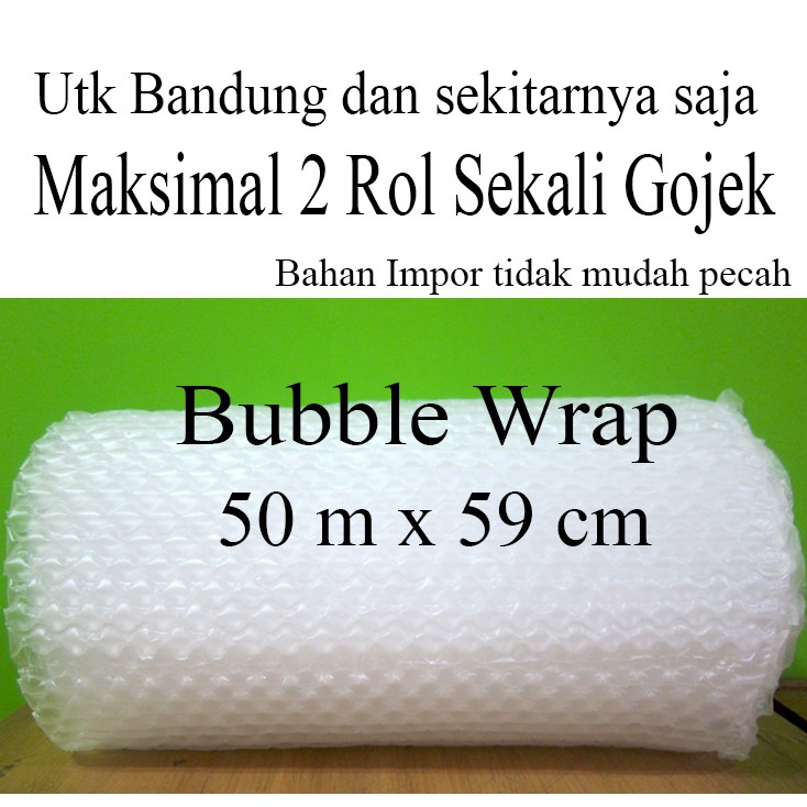 Bubble Wrap Ukuran 50 m x 59 cm Motif Small Bubble