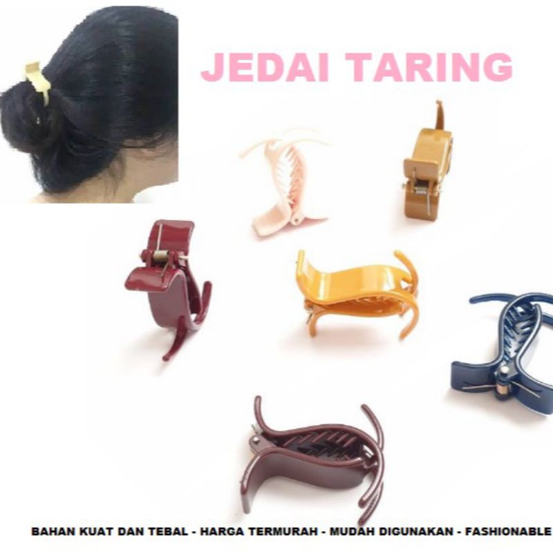 JEDAI TARING ORIGINAL / JEPITAN RAMBUT IKAN / JEPIT RAMBUT PREMIUM IMPORT