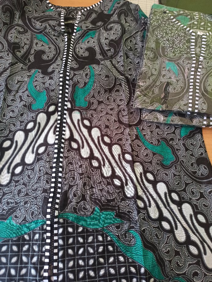 Tey-17 Batik Wanita Asj Sa Hrb026 Kenongo Kemeja Tosca Pendek Terlaris