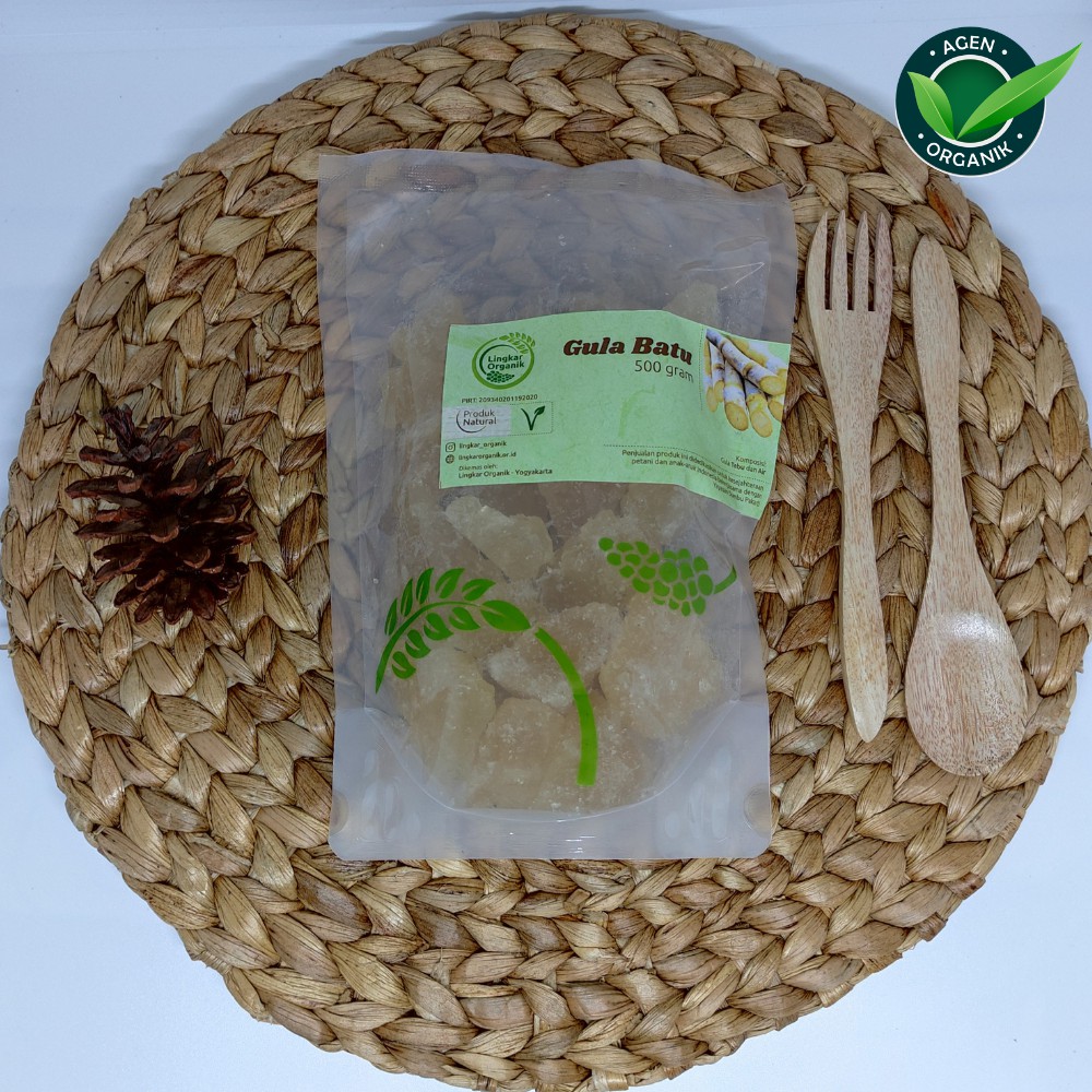 

Gula Batu Alami 500gr - Lingkar Organik