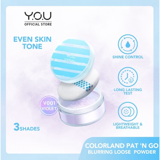 YOU ( Y.O.U ) Colorland Pat 'n Go Blurring Loose Powder