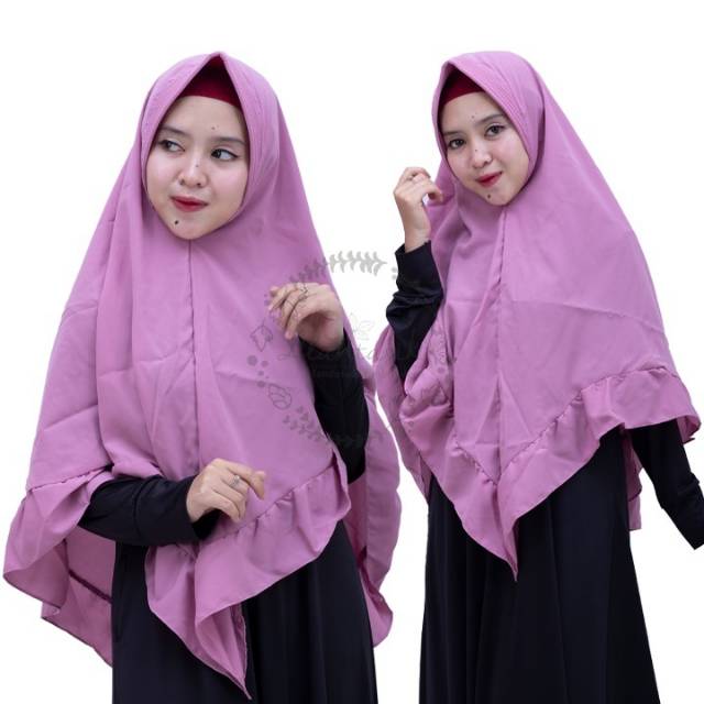 Alantasik - jilbab  syari diamond Wolfis / khimar diamond / pet rempel jumbo GR.6