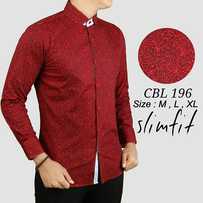 CBL196 KEMEJA BATIK PRIA IMLEK EDITION BAJU IMLEK PRIA
