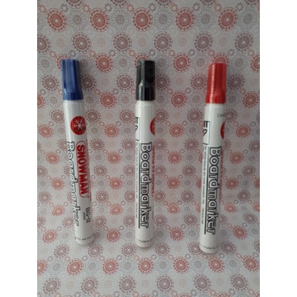 

Spidol Whiteboard Snowman Marker BG12/Spidol Non Permanent BG-12
