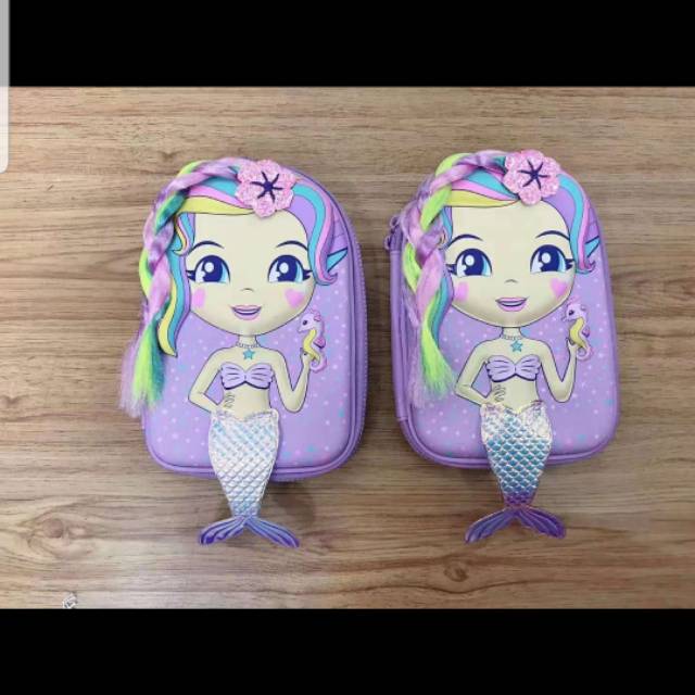 

Pencil case mermaid purple uk.20x13x4cm