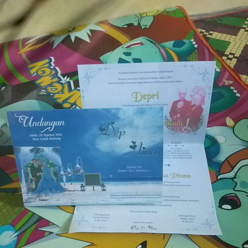 

undangan pernikahan DM 160, undangan pernikahan elegan dan kekinian