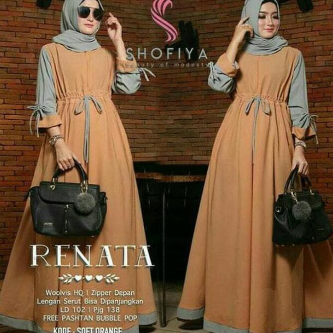 BARU BAJU GAMIS RENATA / GAMIS RENATA / GAMIS BALOTELLI RENA Diskon