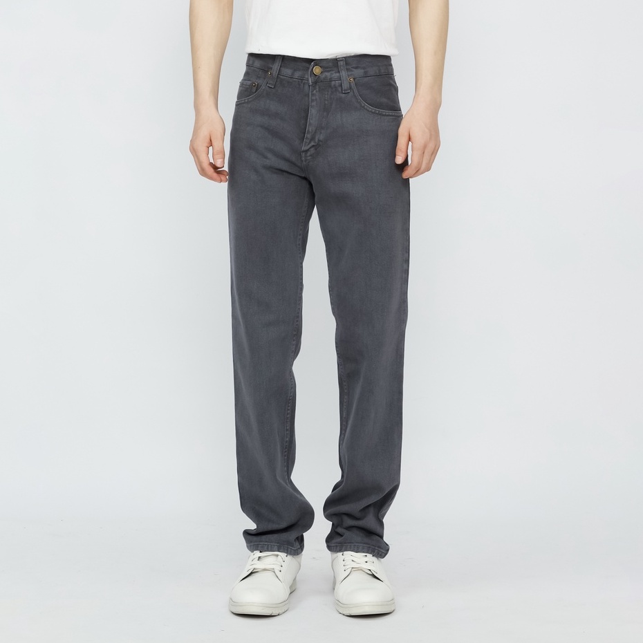 Fathco - Celana Jeans Reguler Basic Grey