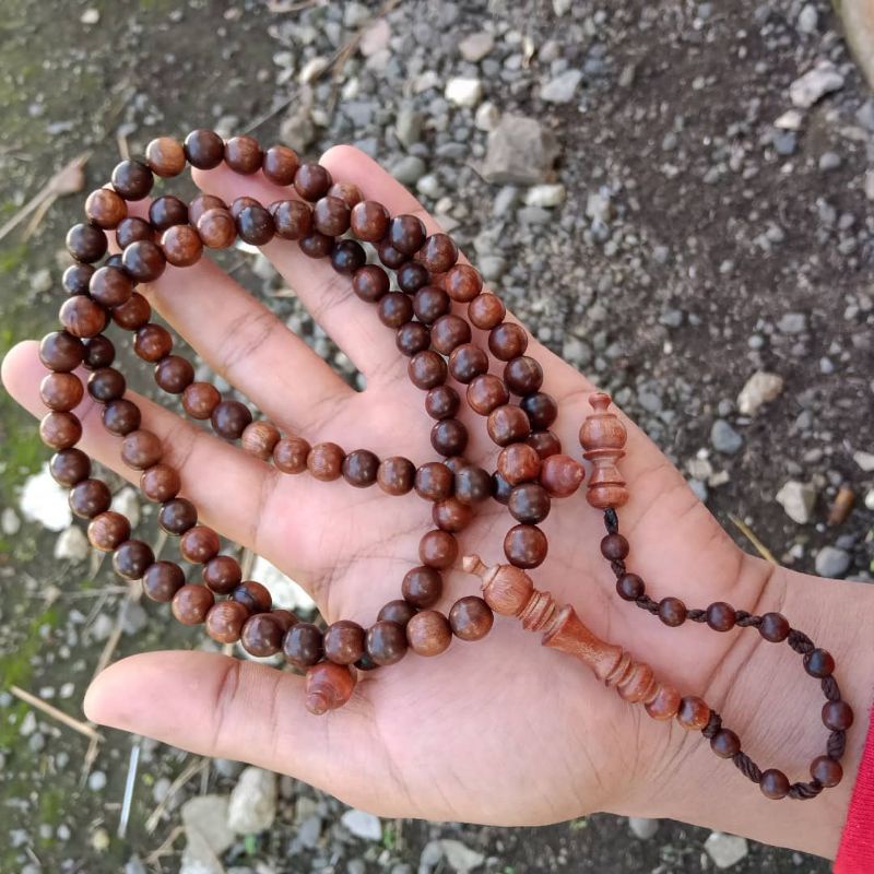 TASBIH KAYU SETIGI WULUNG SUPER Size 8mm ORIGINAL!!