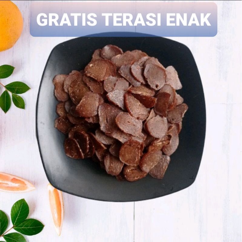 

KERUPUK JENGKOL HITAM 200gram GRATIS TERASI Khas Cirebon ENAK