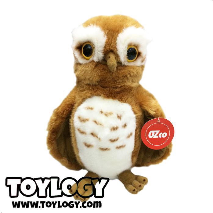 OZCO BONEKA HEWAN BURUNG HANTU OZCO COKELAT ( OWL BIRD DOLL OZCO ) 11 BM1711 GT45
