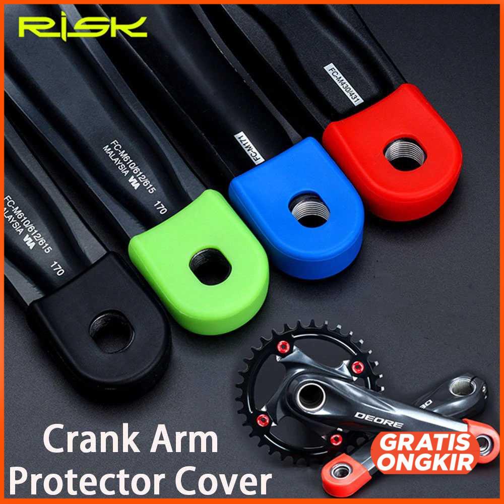 Cover Crank Sepeda Silicone Bicycle Arm Protector - JI1171