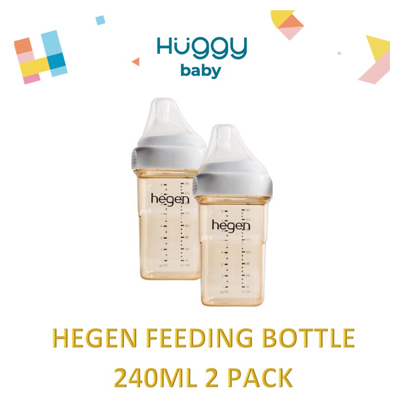 HEGEN Botol Susu PCTO 240ml/8oz Feeding Bottle PPSU (240ml 2 PACK)