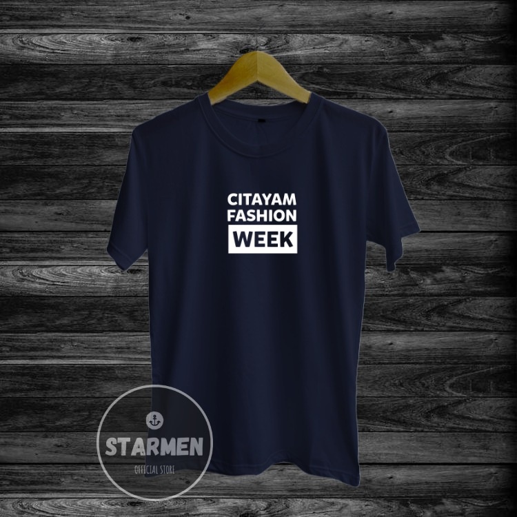 Kaos Distro Pria T-Shirt Motif Kata Kata CITAYAM FASHION WEEK