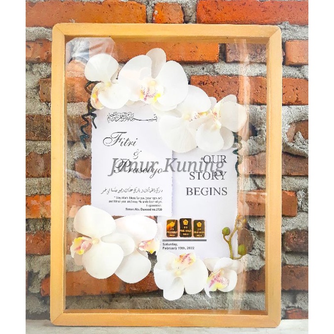 mahar pernikahan / mahar rustic / mahar akrilik