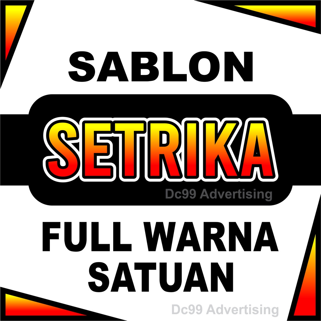 SABLON SETRIKA Custom Satuan