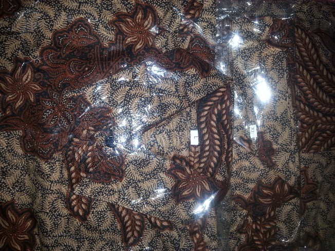 Couple Gamis Sogan 2477 Padi Kombinasi Batik Modern Long Dress Terusan Seragam Pesta