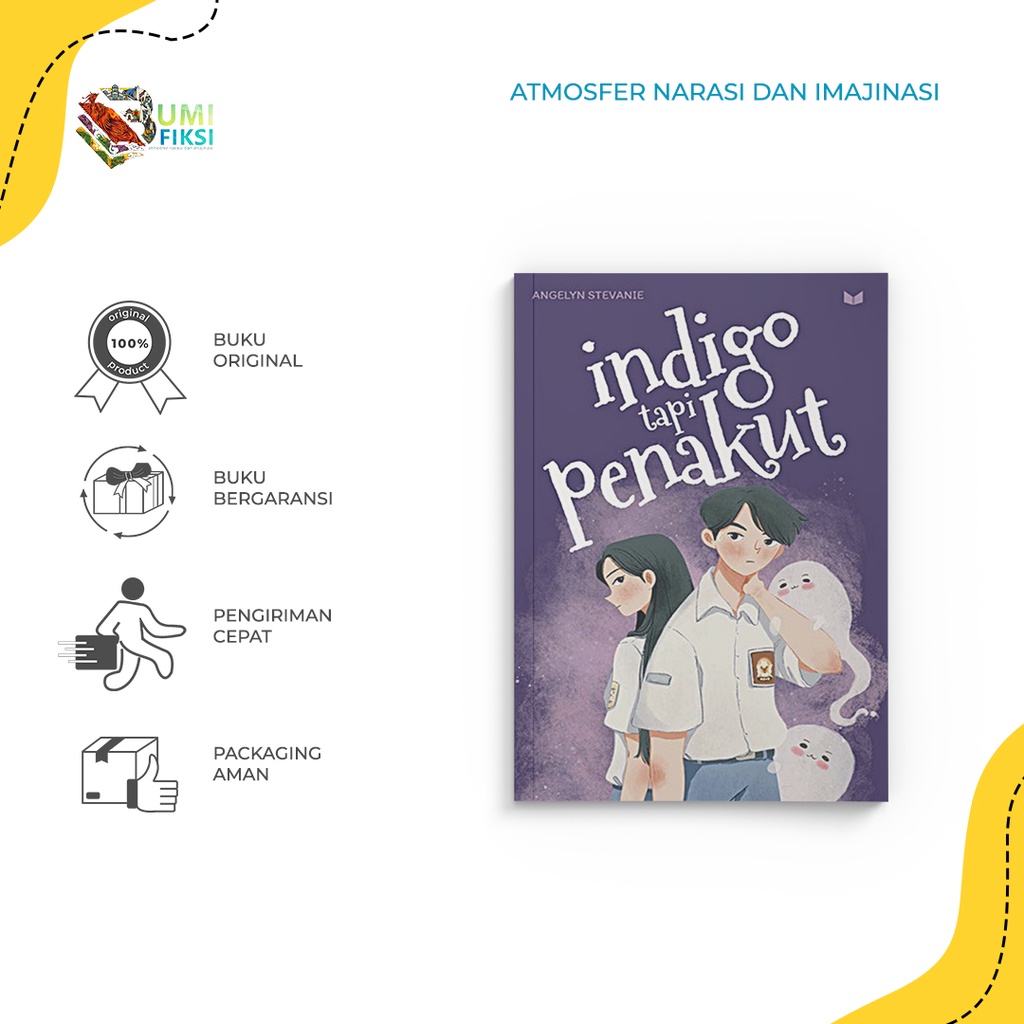 Buku Novel - Indigo Tapi Penakut - Angelyn Stevanie - Mediakita - Bumifiksi