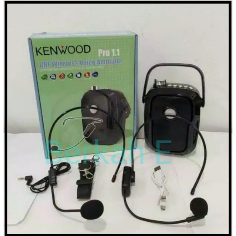 Speaker Portabel Waistband Kenwood Pro 1.1 USB Bluetooth FM Radio