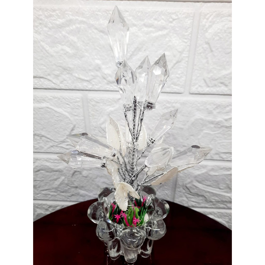 bunga akrilik model kristal