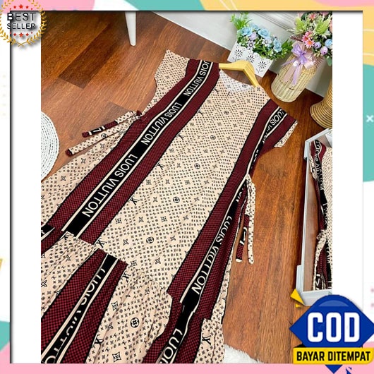 Daster Baju Santai  Jumbo Bumil Terbaru 2022 Homewear Kekinian D Zoraya Daster Long Busui Da