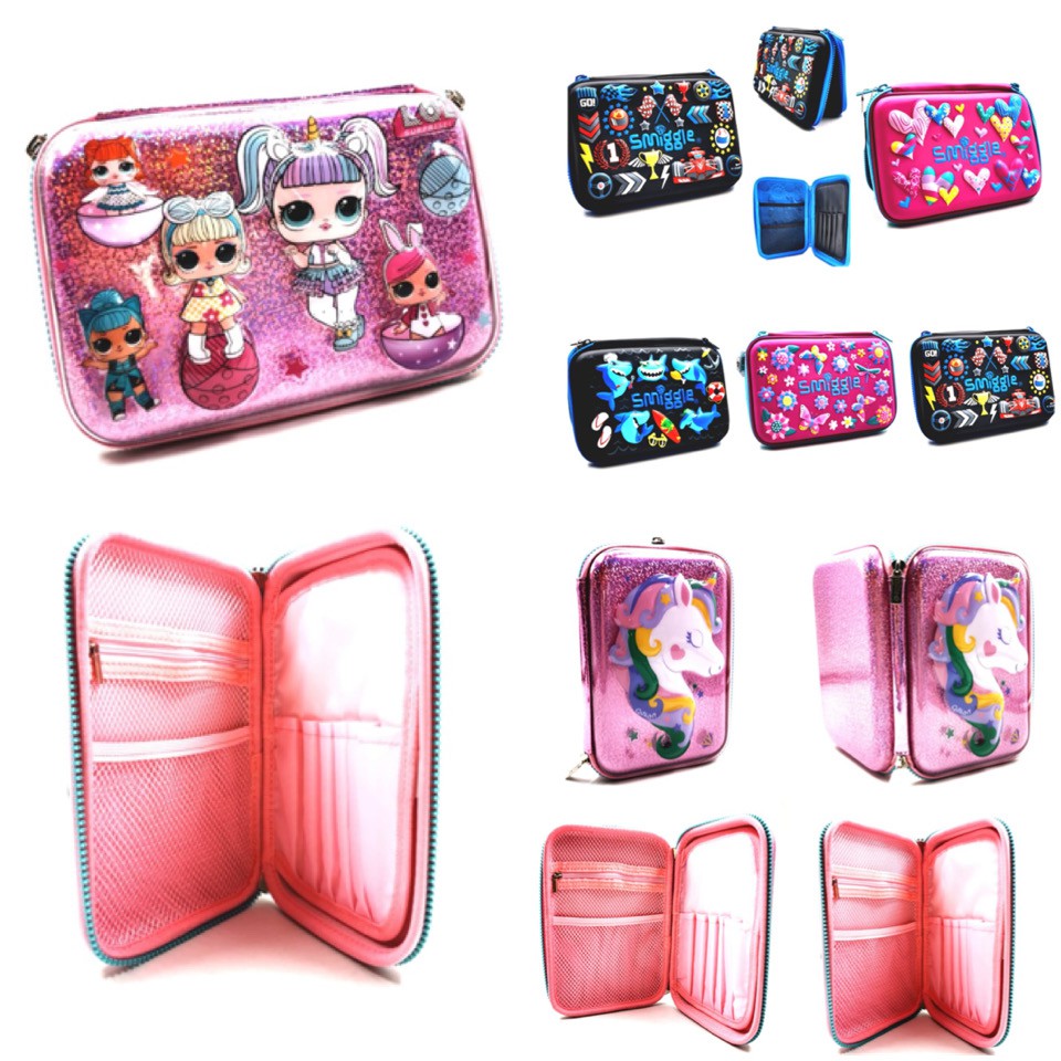 

WBS SMIGGLE HARD TOP PENCIL CASE ORGANIZER KOTAK PENSIL SMIGGLE BE TA044