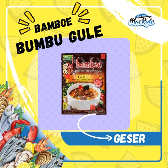 

Bumbu Bamboe Gule Instan Gulai Curry Soup Bamboe Masak Praktis Murah