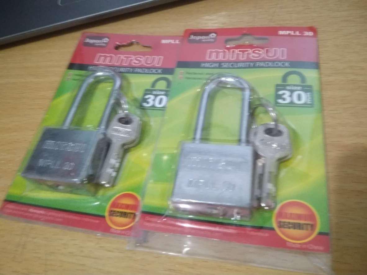 Gembok 30mm Leher Panjang Stainless