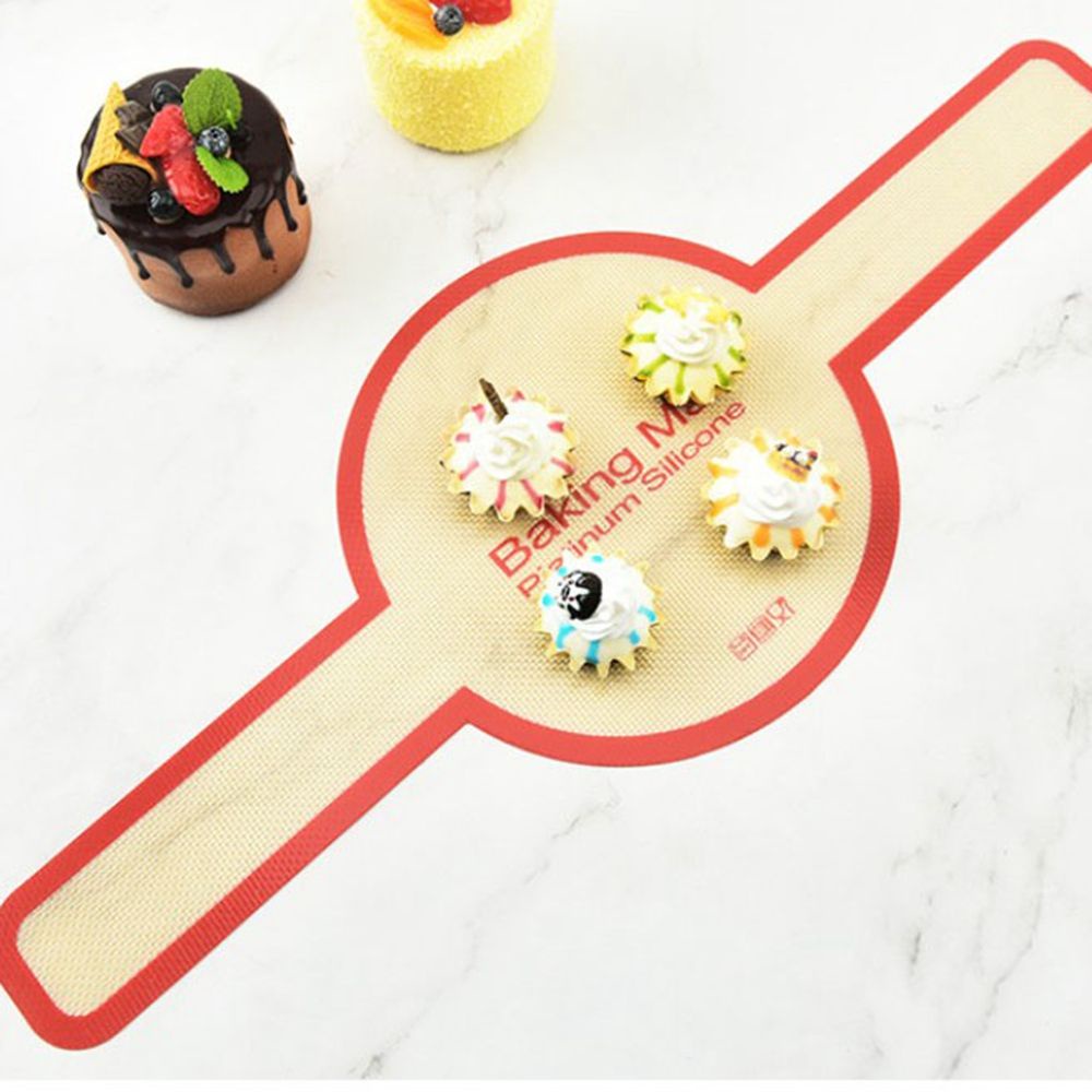 ELEGANT Dutch Bread Kneading Pad Kitchen Kitchen Cooking Tool Baking Mat Long Handle Accessories Oven Baking Supplies Silicone Dough Transfer Pad