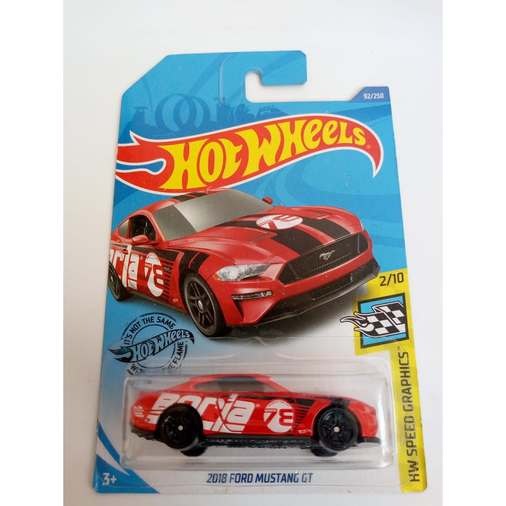 Hot Wheels - 2018 Ford Mustang GT Red Tampo BORLA HW Speed Graphics