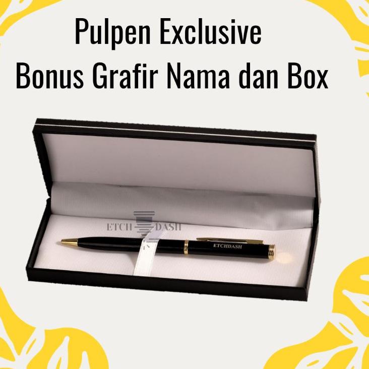 

ノ Pulpen Eksklusif Free Grafir Nama/Logo + Box | Pulpen Custom | Souvenir Pulpen - Pulpen Promosi ღ