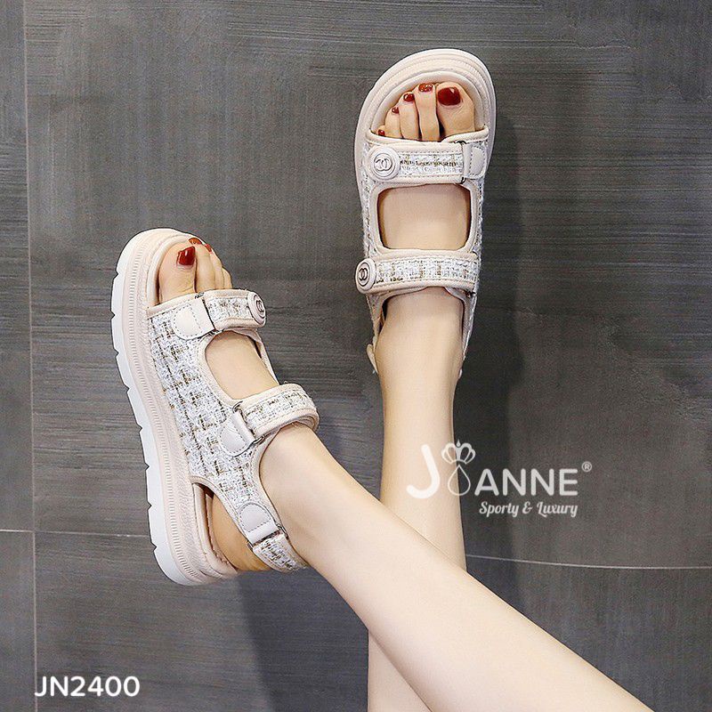 JOANNE Wedges Sandal Gunung #JN2400 ORIGINAL