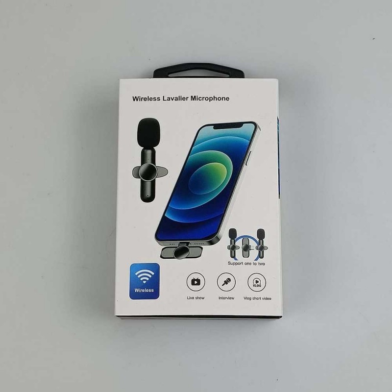 Mikrofon Microphone Mic Portable Wireless Lavalier USB Lightning 60mAh