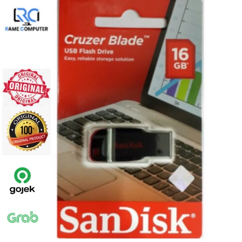 FLASHDISK SANDISK 8gb 16gb 32gb 64gb 128gb CZ50 FLASH DRIVE FD GARANSI RESMI