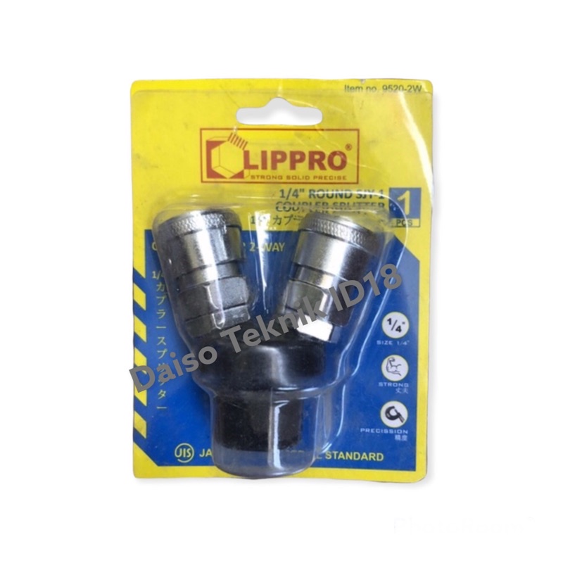 LIPPRO COUPLER 2 CABANG - QUICK COUPLER 2 WAY LIPPRO - COUPLER