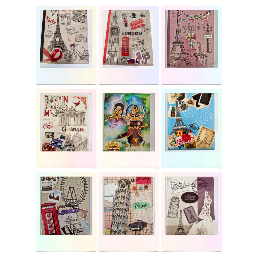 

OKEY 38 BUKU TULIS 38 LEMBAR/ motif keren UKURAN 16X21