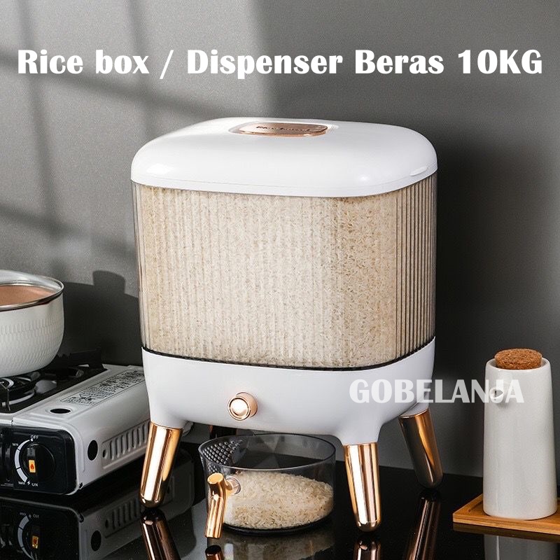 Tempat Beras /Dispenser Beras / Rice box / Penyimpanan Beras / Rice Bucket / Rice Storage /PR146