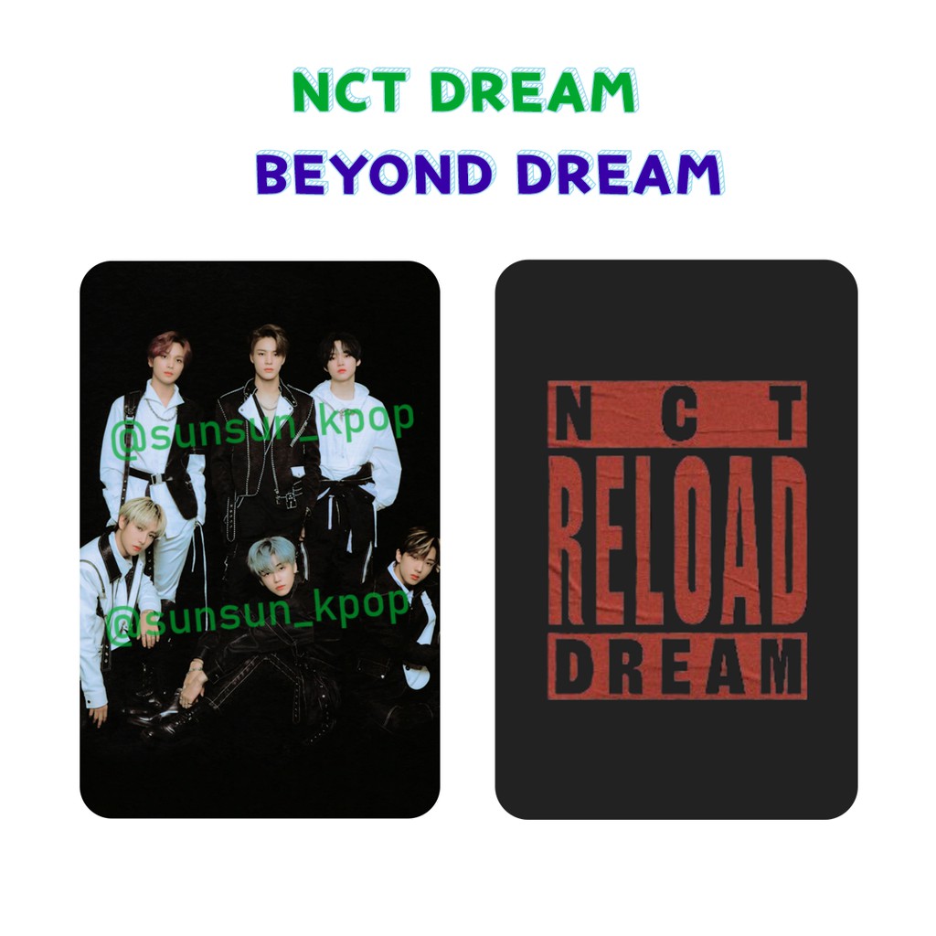 photocard nct Dream Beyond Live unofficial