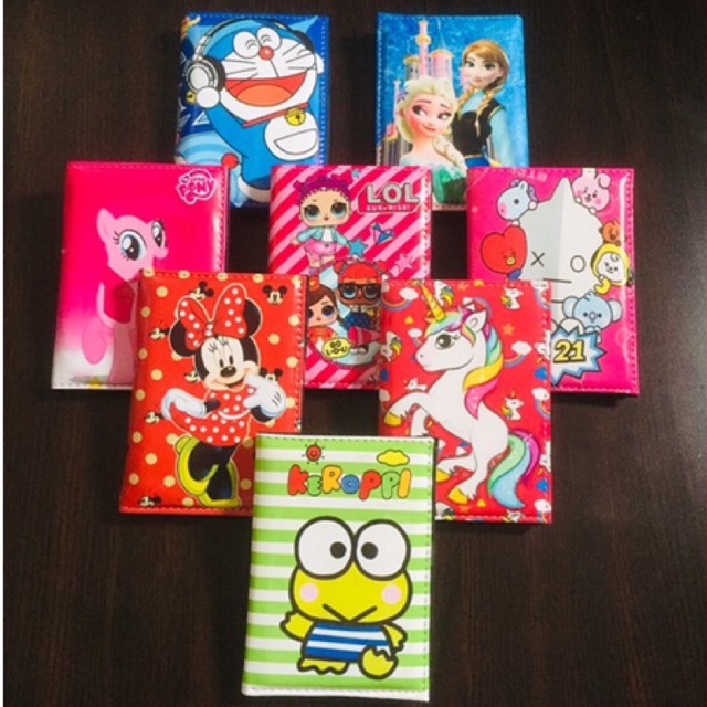 [AHLMN] Dompet anak perempuan gambar karakter lucu dan imut, dari bahan berkualitas model lipat buku