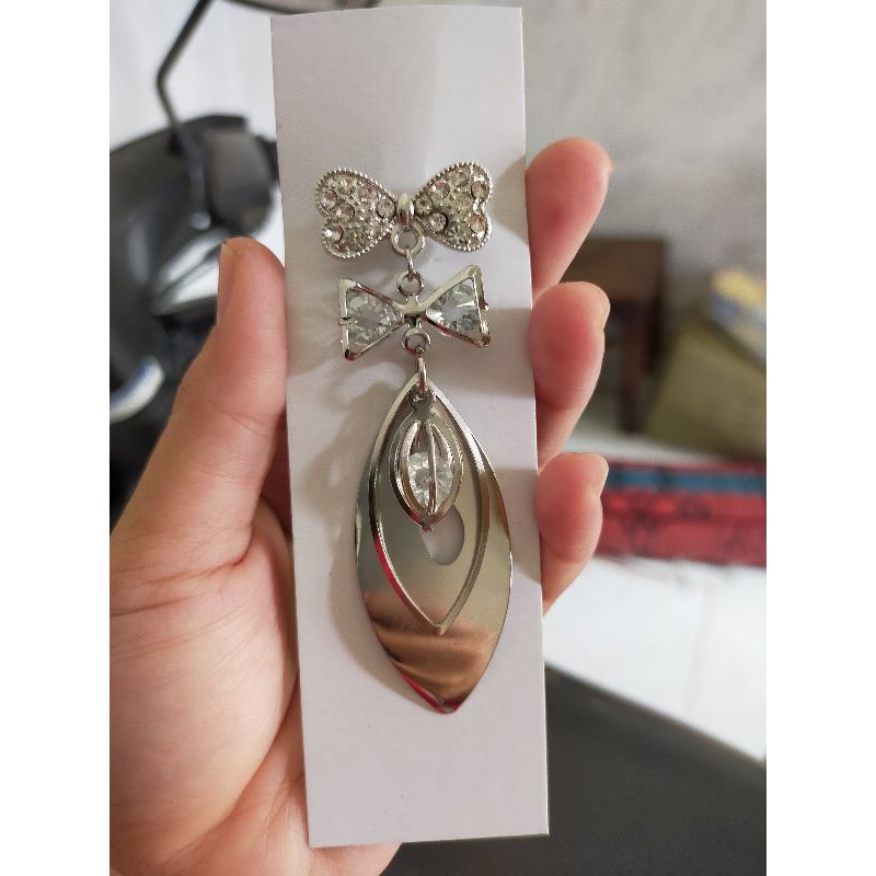 Bros dagu juntai cantik /brooch/ Bros hijab/aksesoris hijab-2