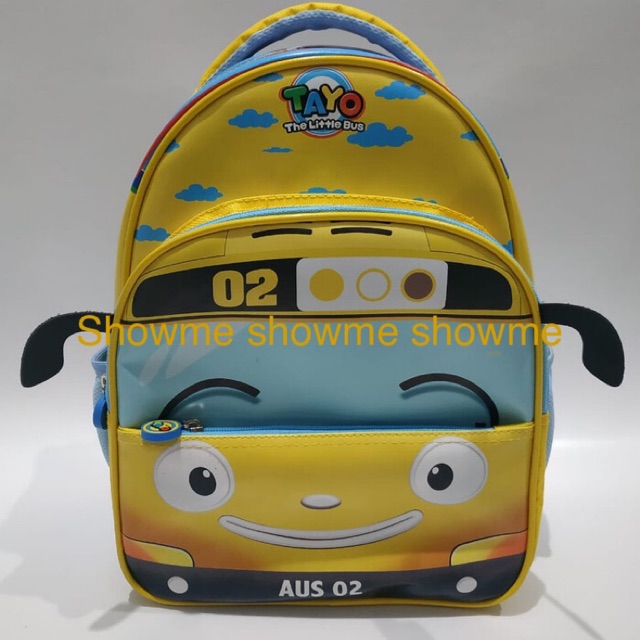 Showme Tas Ransel Anak Sekolah BUS IMUT 13' 3D TIMBUL BUS IMUT