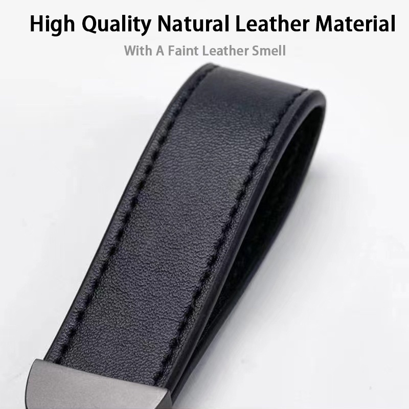 Car Leather Zinc Metal Car Keychain Gantungan Kunci Logo Mobil Untuk Hyundai N Line i10 Kona Getz Aksen Elantra Tucson I30 Santafe Creta ix35 I20 I40 H1 Matrix Aksesoris