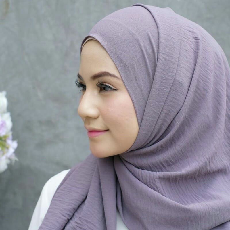 hijab pasmina Bergo crinkle nawa