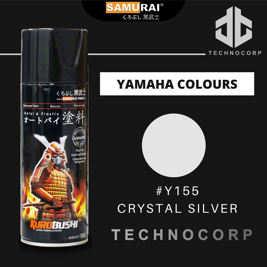 

Cat Semprot SAMURAI PAINT Y155 CRYSTAL SILVER / YAMAHA CRYSTAL SILVER