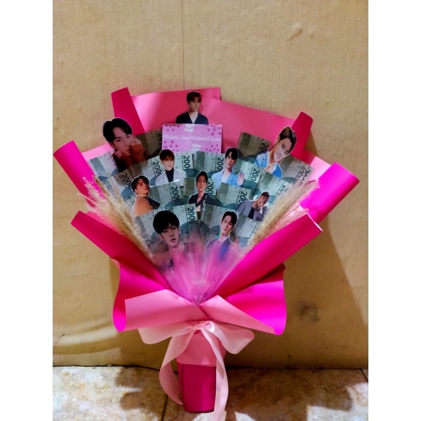 buket m/buket foto/ buket unik/buket seventeen/BTS/Blackpink