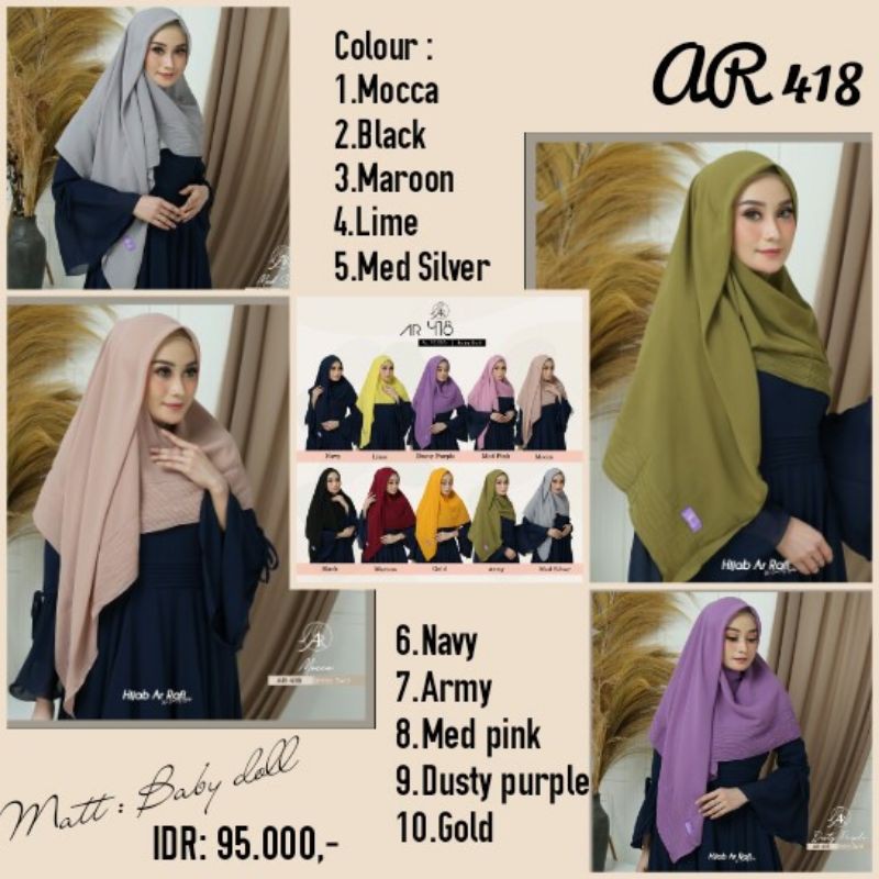 hijab arrafi AR 418
