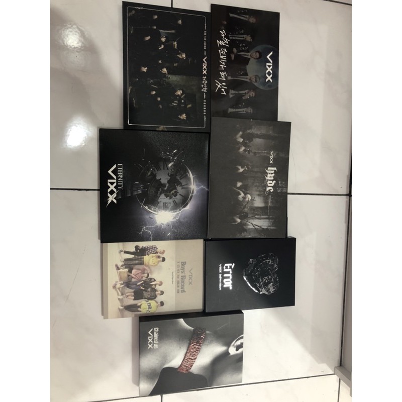 Album VIXX unsealed / second HYDE ON&ON VOODOO DOLL ETERNITY ERROR BOYS’ RECORD CHAINED UP